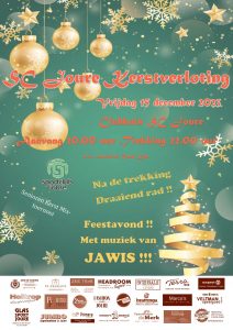vrijdag 15 december: 7 X 7 Kersttoernooi, Trekking Kerstverloting en Feestavond