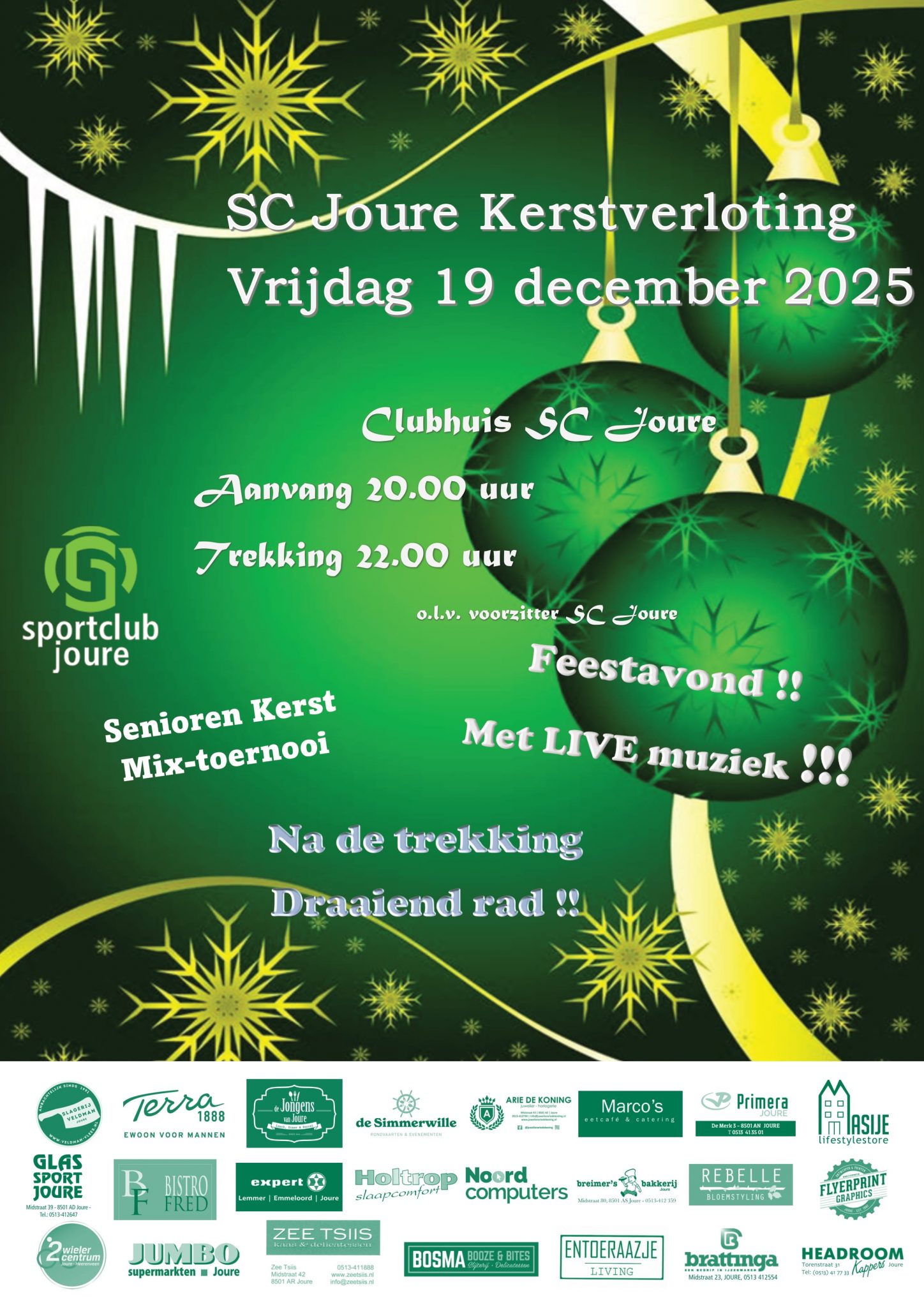 Kerstverloting 19 december 2025